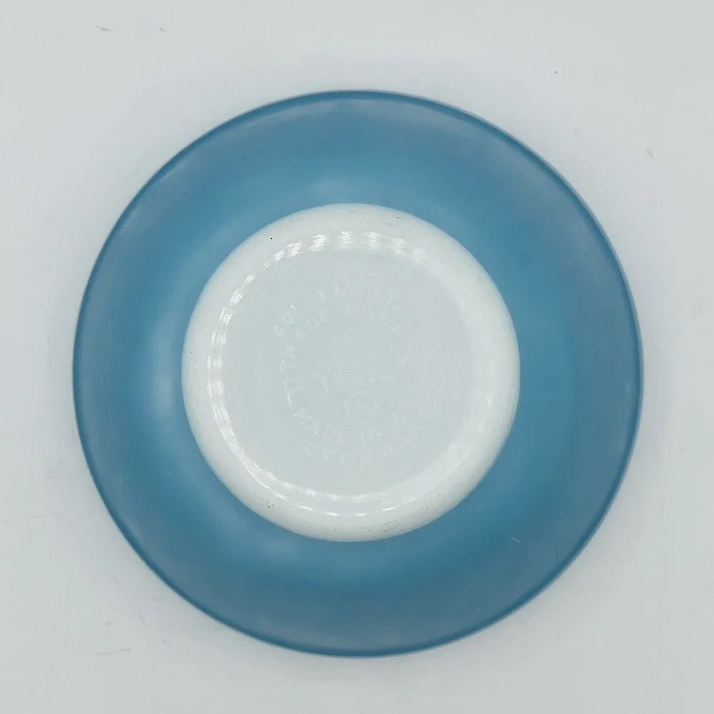 Vintage PYREX 401 Turquoise Blue Mixing Bowl 1.5 Pt 1½ Qt Nesting USA